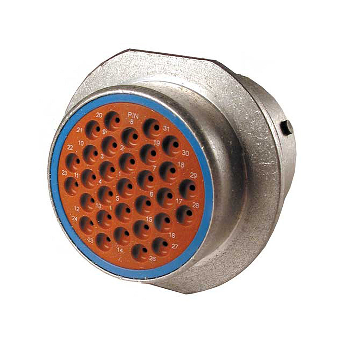 Conector Circular Metálico Macho 24-31PE - Loja da Conexão Elétrica