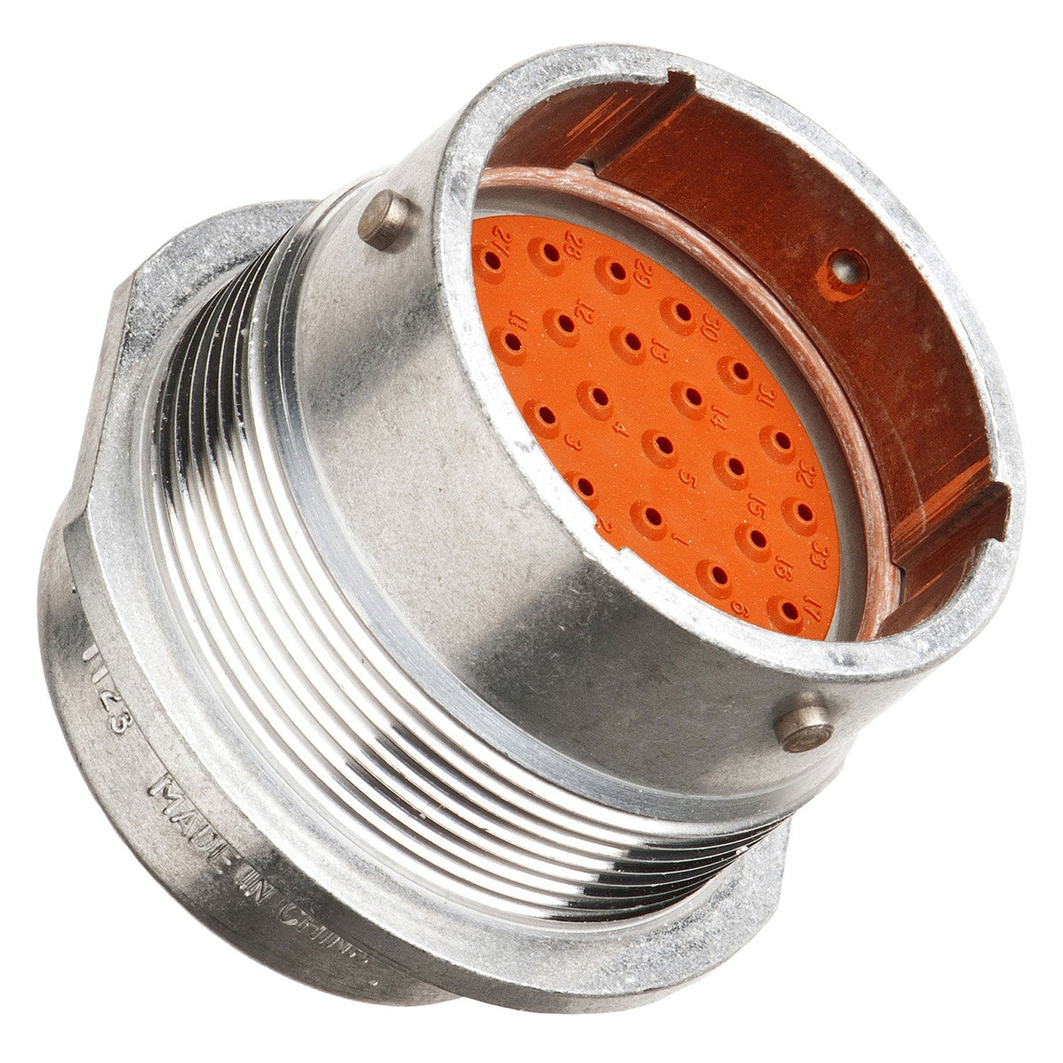 Conector Circular Metálico Macho 24-33PN - Loja da Conexão Elétrica