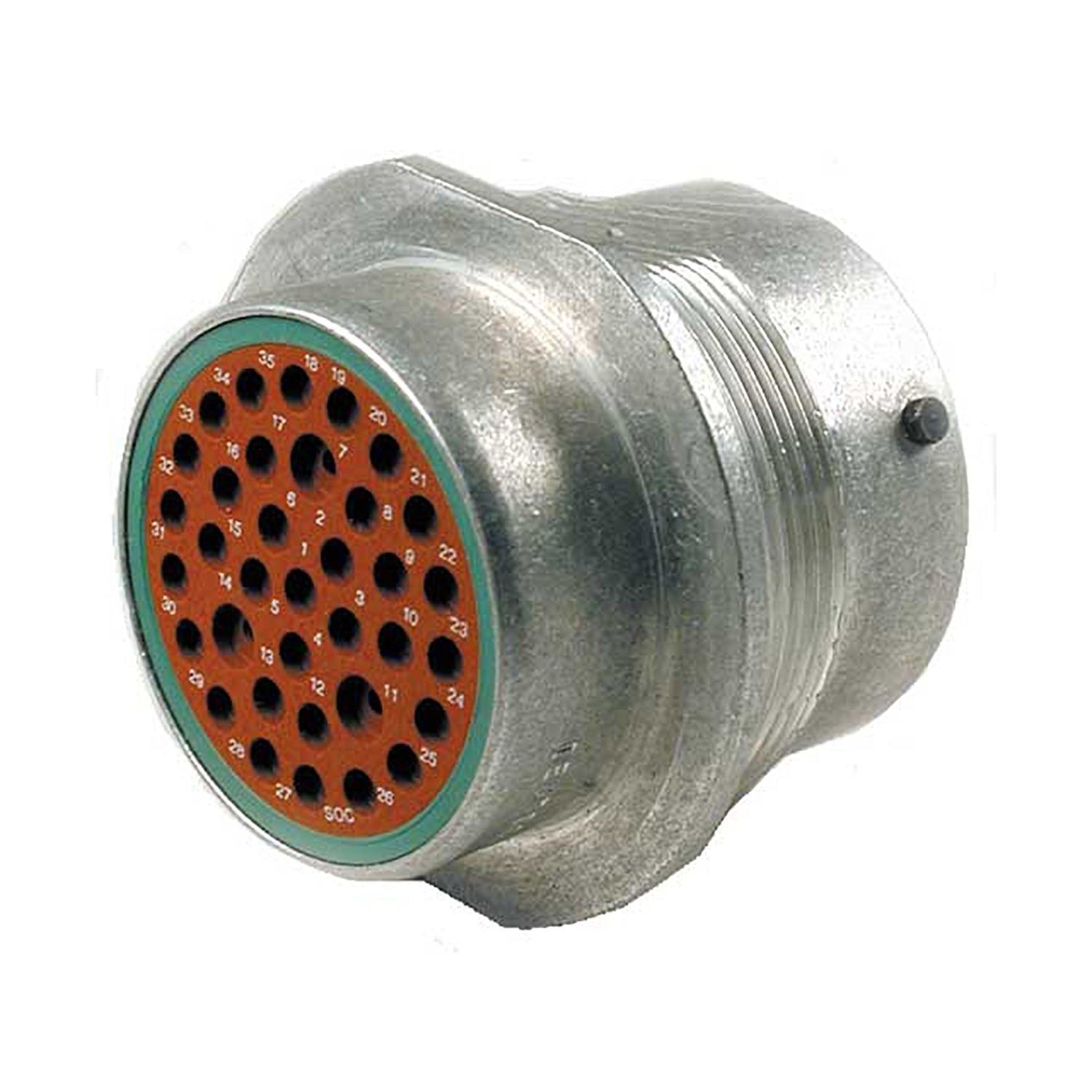 Conector Circular Metálico Macho 24-35SN - Loja da Conexão Elétrica