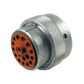 Conector Circular Fêmea Metálico 24-18PN - Loja da Conexão Elétrica