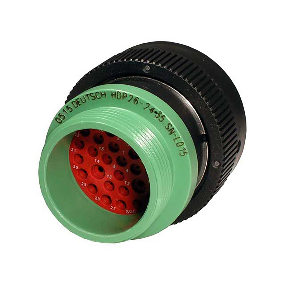Conector Circular Fêmea 24-35SN-L015 - Loja da Conexão Elétrica