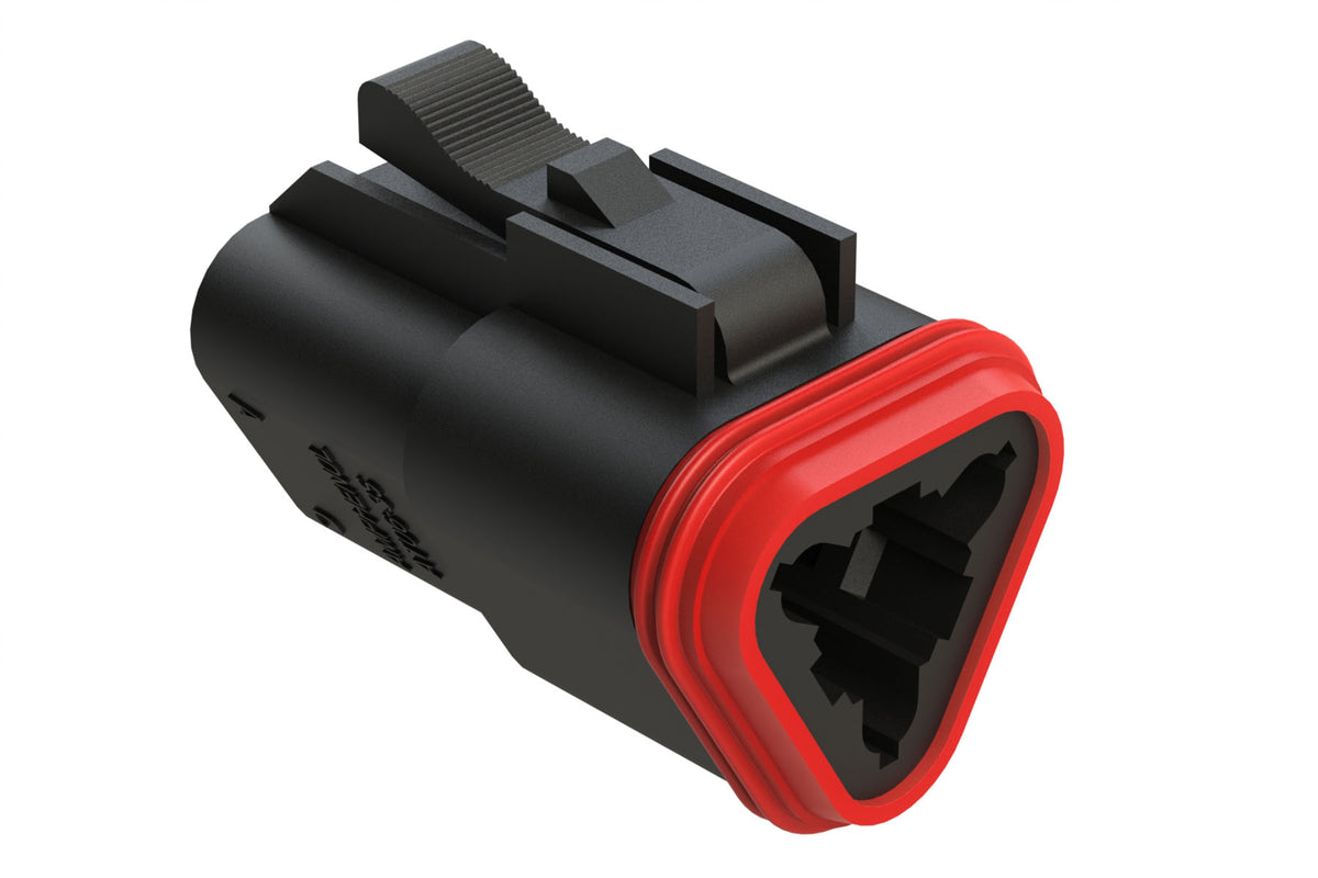 Conector 3 vias - AT06-3S-MM03BLK - Loja da Conexão Elétrica