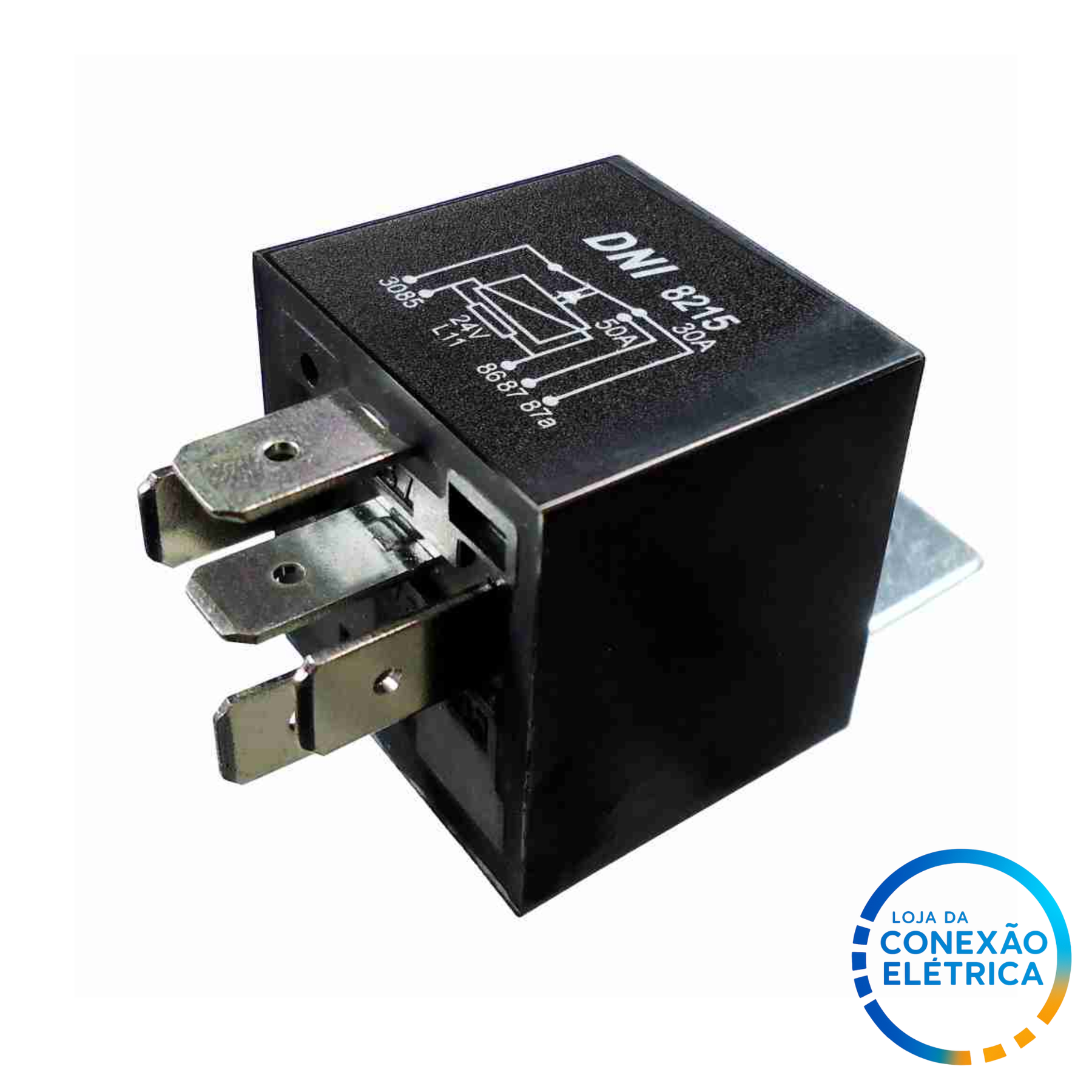 DNI 8215 – Relé Auxiliar Reversor Universal 24V – 50/30A