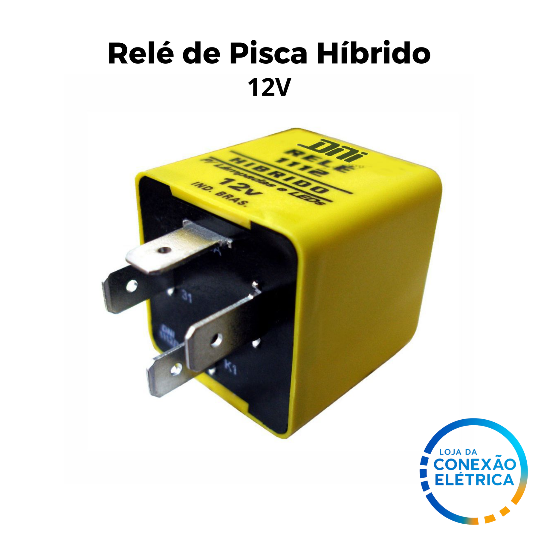 DNI 1112 – Relé de Pisca Híbrido 12V