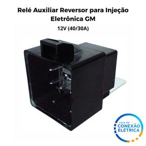 DNI 8111 – Relé Auxiliar Reversor para Injeção Eletrônica GM – 12V (40/30A)