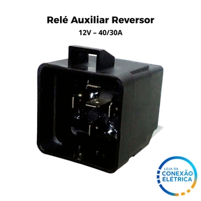 DNI 8209 – Relé Auxiliar Reversor 12V – 40/30A