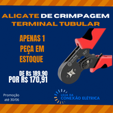 Promoção Alicate de Crimpagem Terminal Tubular - Loja da Conexão Elétrica