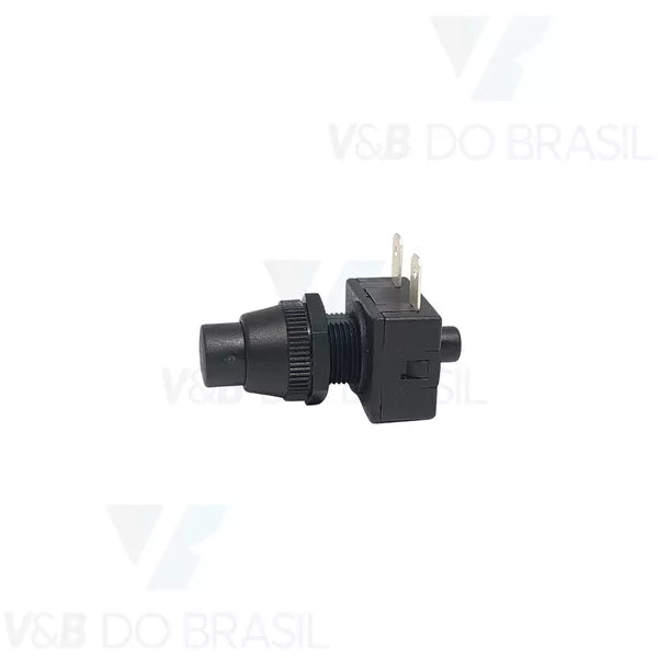 Interruptor Push Button 3A 250VCA Preto - 36.127 A2FB2FE5S - Loja da Conexão Elétrica