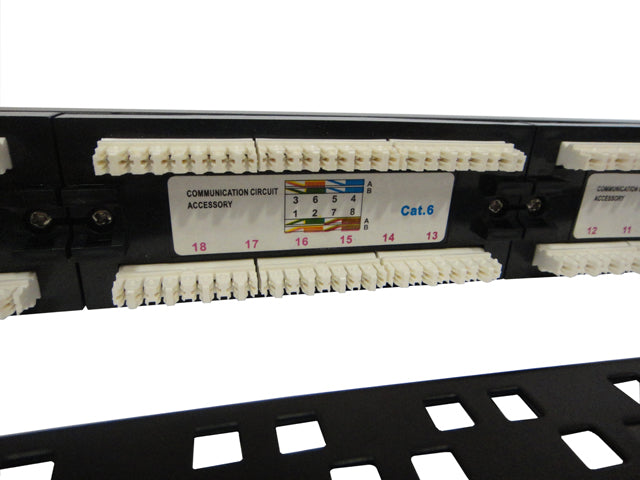 WT-2178C-110-24P - Patch Panel Cat.6 – 24 portas - Loja da Conexão Elétrica