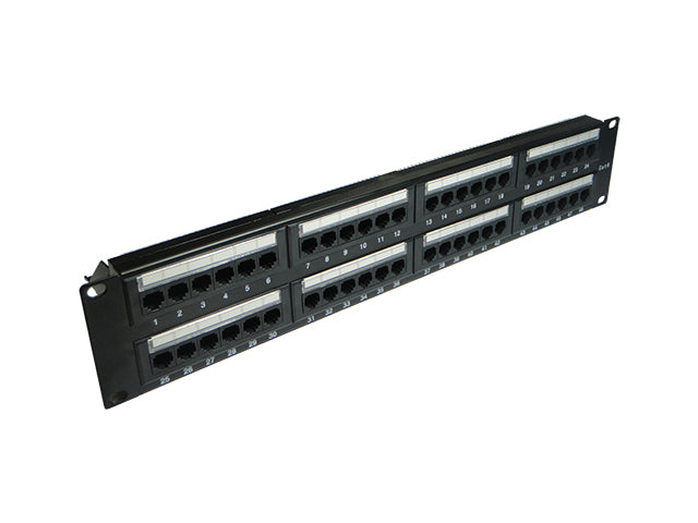 WT-2178C-110-48P - Patch Panel Cat.6 – 48 portas - Loja da Conexão Elétrica