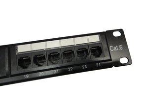 WT-2178C-110-24P - Patch Panel Cat.6 – 24 portas - Loja da Conexão Elétrica