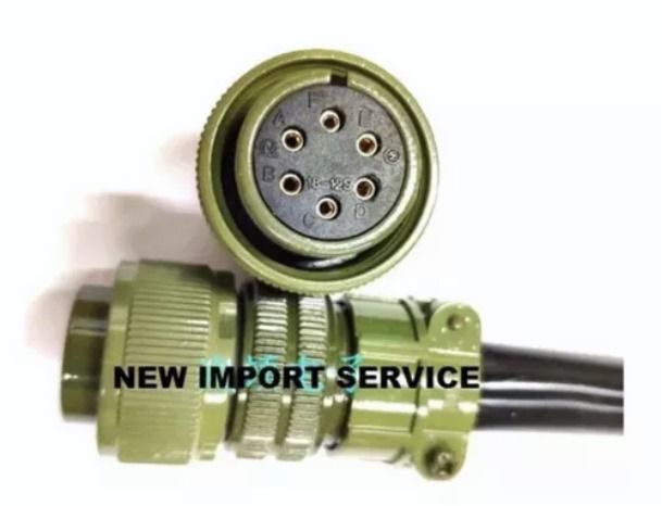 Conector Militar 18-12s 6 pinos - Loja da Conexão Elétrica