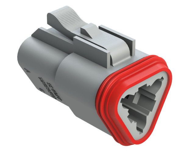 Conector Fêmea 3V Size 16 Cinza IP68/IP69K – 44741