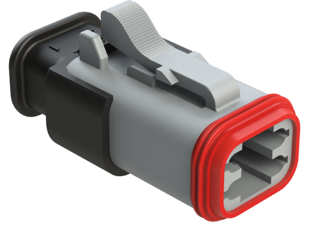 Promoção Conector 4 Vias Size 16 DT06-4S-E008 Cinza – Alta Vedação