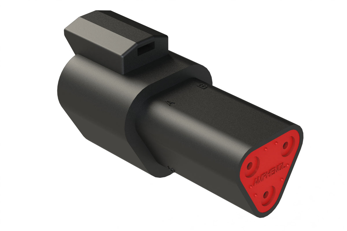 Conector 3 vias - AT04-3P-MM03BLK - Loja da Conexão Elétrica
