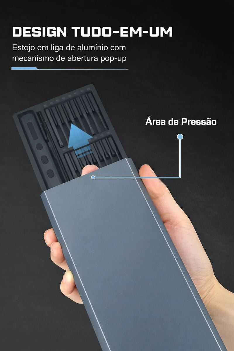 Kit Chave de Fenda Elétrica de Precisão