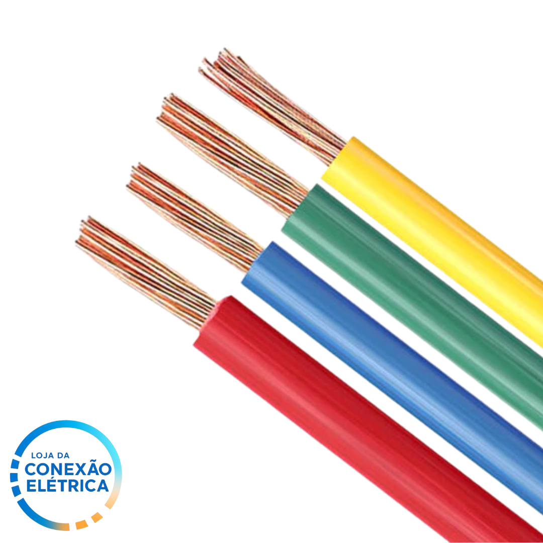 Cabo Agrícola 18awg (0,823mm2) - Norma SAE J1128 GXL XLPE - Rolo de 100 metros - Loja da Conexão Elétrica