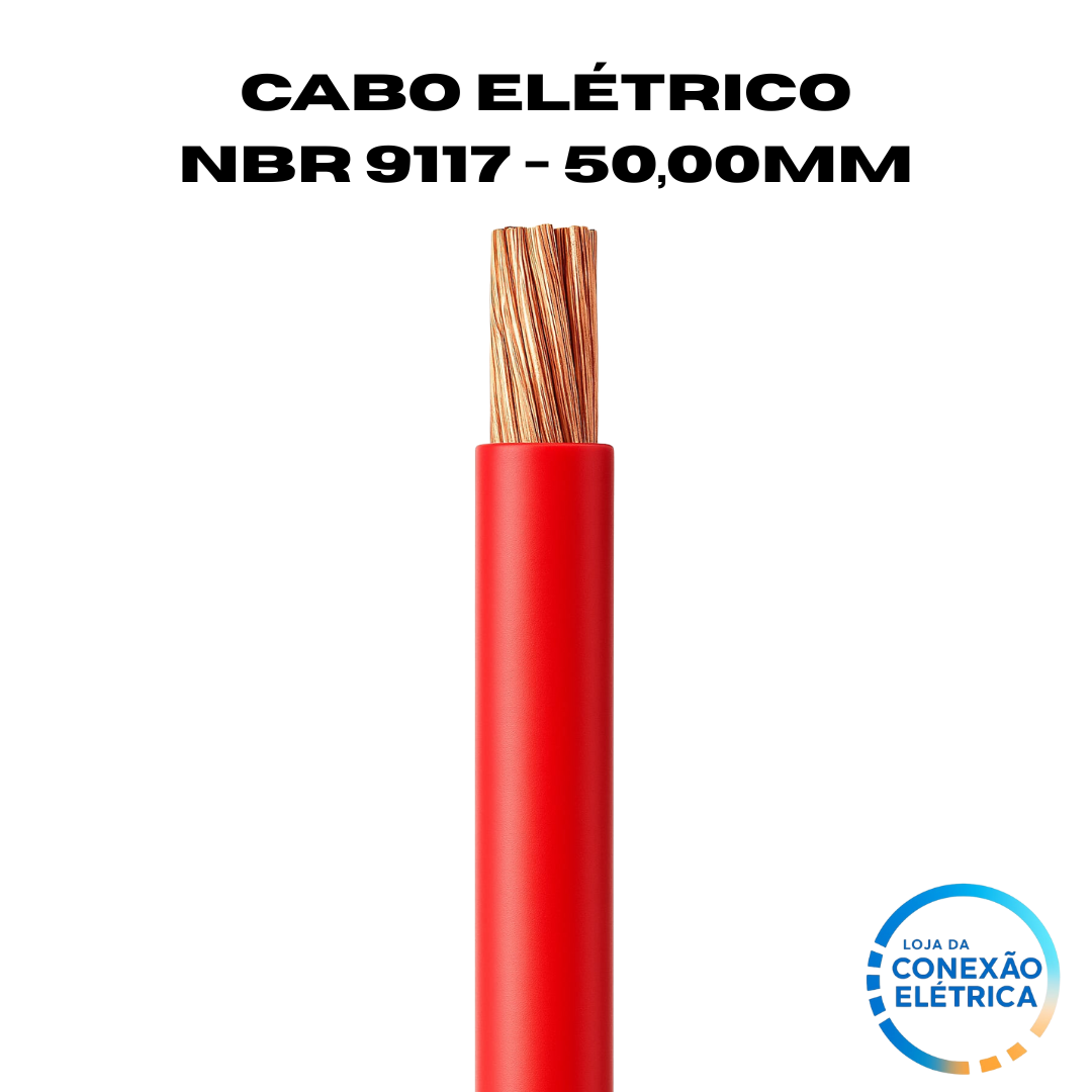 Cabo Elétrico 50,00mm2 NBR 9117 - Loja da Conexão Elétrica