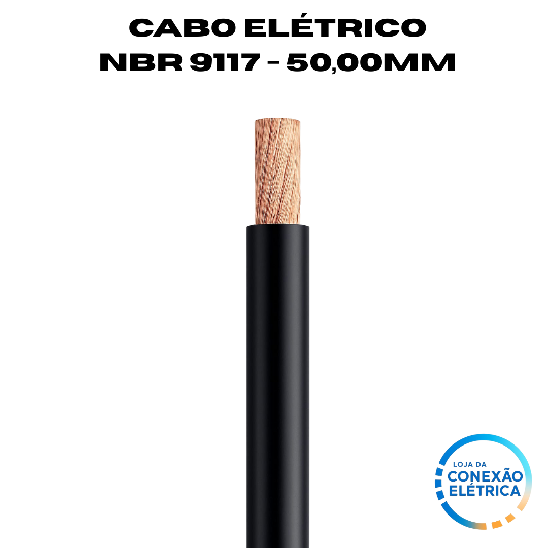 Cabo Elétrico 50,00mm2 NBR 9117 - Loja da Conexão Elétrica