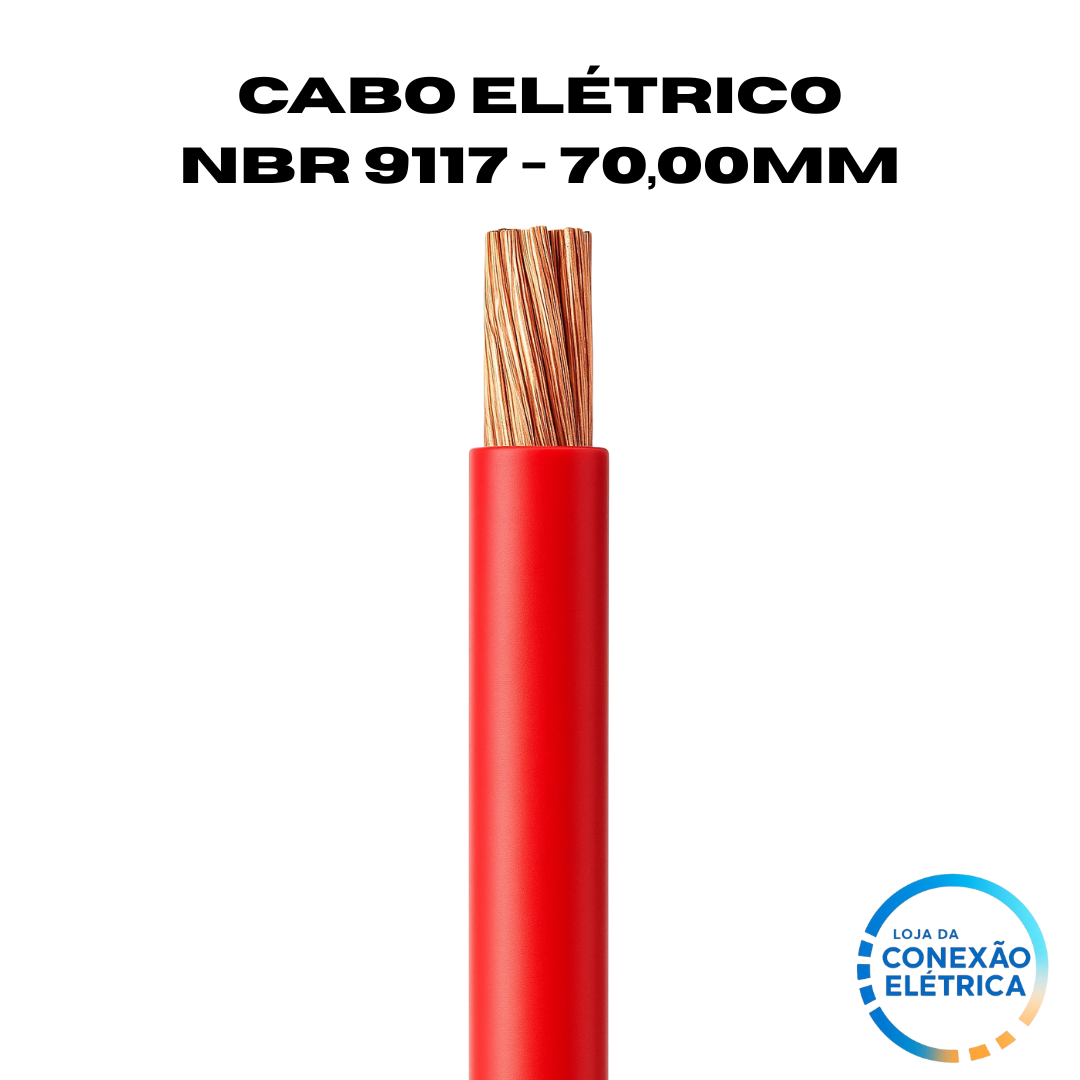 Cabo Elétrico 70,00mm2 NBR 9117 - Loja da Conexão Elétrica