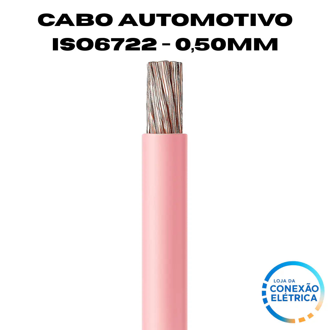 Cabo Automotivo ER 0,50mm2 600v ISO6722 - Loja da Conexão Elétrica