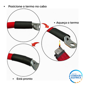 Kit 127 Peças Termos Retrátil Com Cola - Automotivo - Loja da Conexão Elétrica