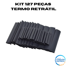 Kit 127 Peças Termos Retrátil Com Cola - Automotivo - Loja da Conexão Elétrica