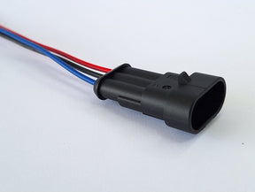 Kit Chicote Completo – 3 Vias | Conector Macho e Fêmea com Cabos – Automotivo & Agrícola