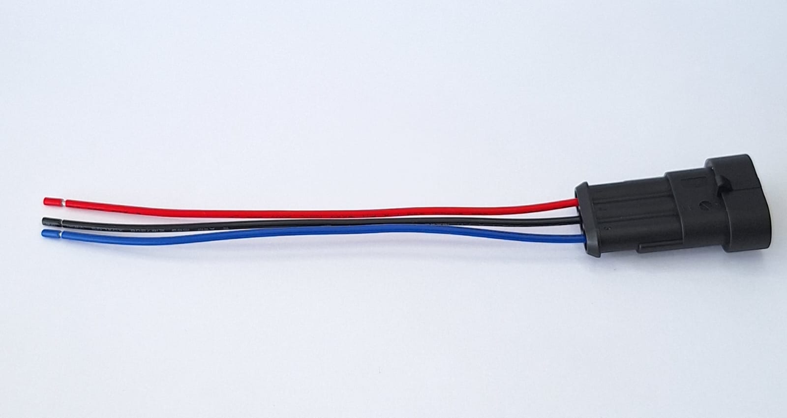 Kit Chicote Completo – 3 Vias | Conector Macho e Fêmea com Cabos – Automotivo & Agrícola