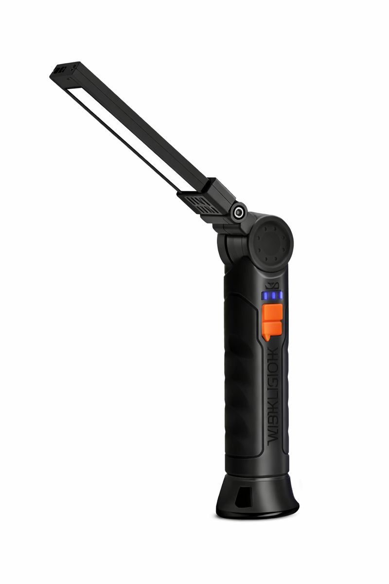 Lanterna LED Recarregável de Trabalho – Compacta, Potente e Versátil