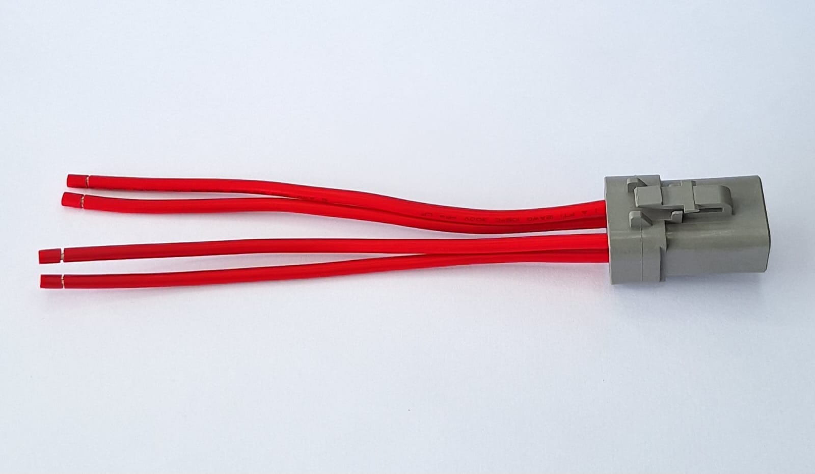 Chicote de Reparo – 4 Vias | Conector Retangular com Vedação – Automotivo & Agrícola