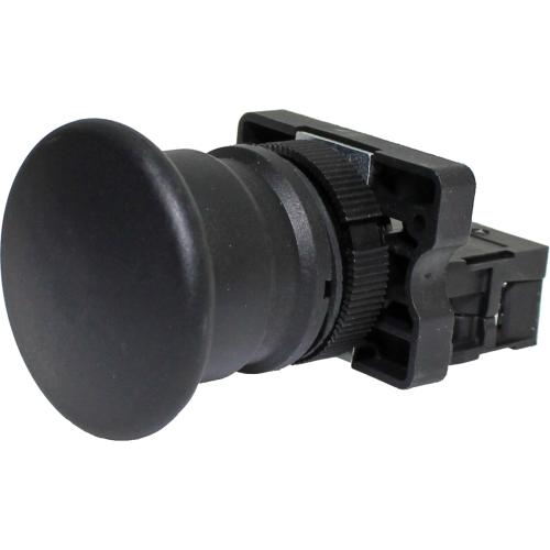 Pulsador Cogumelo 22MM Plástico - P20AMR-B-1A - Loja da Conexão Elétrica