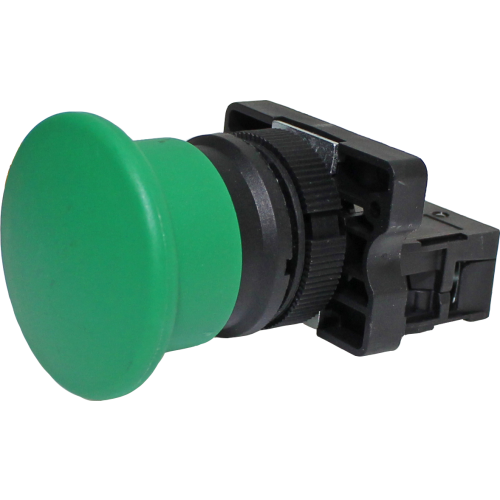 Pulsador Cogumelo 22MM Plástico - P20AMR-G-1A - Loja da Conexão Elétrica