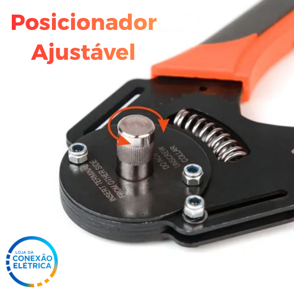 Alicate de Crimpagem Terminais Circulares - IWD-12