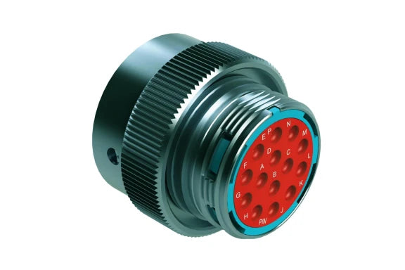 Conector Circular Fêmea Metálico 14 Vias - 18-14PE