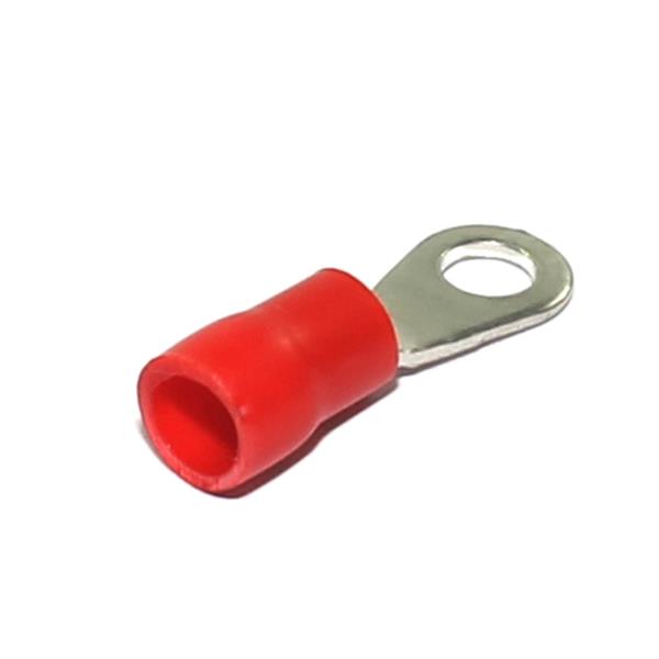 Terminal Olhal Pré-Isolado M4 Vermelho - AN2419-C - Loja da Conexão Elétrica