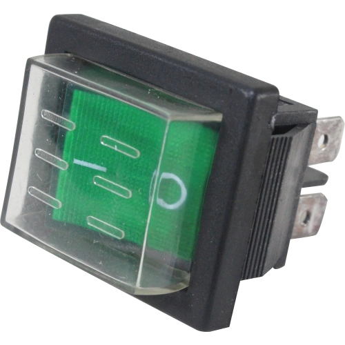 Chave 2 Posições Iluminada - RS-201-1C-G-24V - Loja da Conexão Elétrica
