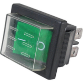 Chave 2 Posições Iluminada - RS-201-1C-G-24V - Loja da Conexão Elétrica