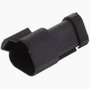 Conector 3 Vias Preto - AT04-3P-RJ120BK - Loja da Conexão Elétrica