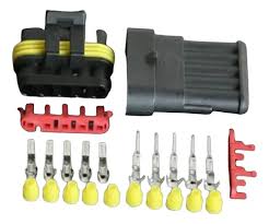 Kit Completo Conectores Superseal 1.5 — 2 a 5 Vias com Terminais e Vedação