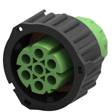 Conector SOQUETE SCANIA 7vias Verde 3-967650-1 - Loja da Conexão Elétrica