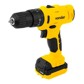 Parafusadeira/Furadeira de Impacto PFV120I a Bateria 12V 3/8 Pol. com Carregador Bivolt Maleta e Acessórios VONDER-PFV120I