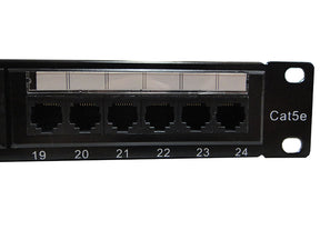 WT-2029A-110 - Patch Panel, Cat.5e, 24 Portas - Loja da Conexão Elétrica