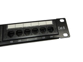WT-2178C-110-24P - Patch Panel Cat.6 – 24 portas - Loja da Conexão Elétrica