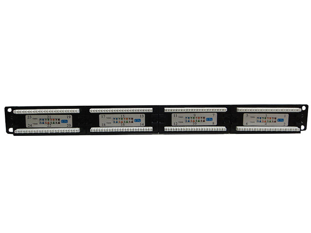 WT-2029A-110 - Patch Panel, Cat.5e, 24 Portas - Loja da Conexão Elétrica