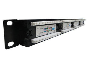 WT-2029A-110 - Patch Panel, Cat.5e, 24 Portas - Loja da Conexão Elétrica
