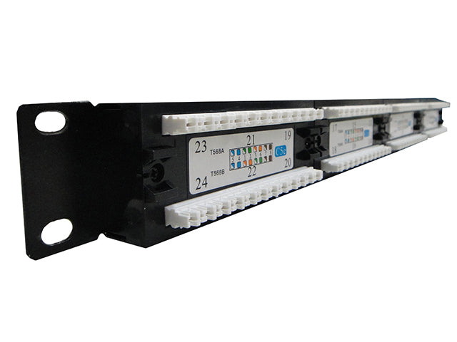 WT-2029A-110 - Patch Panel, Cat.5e, 24 Portas - Loja da Conexão Elétrica