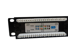 WT-2029A-110 - Patch Panel, Cat.5e, 24 Portas - Loja da Conexão Elétrica