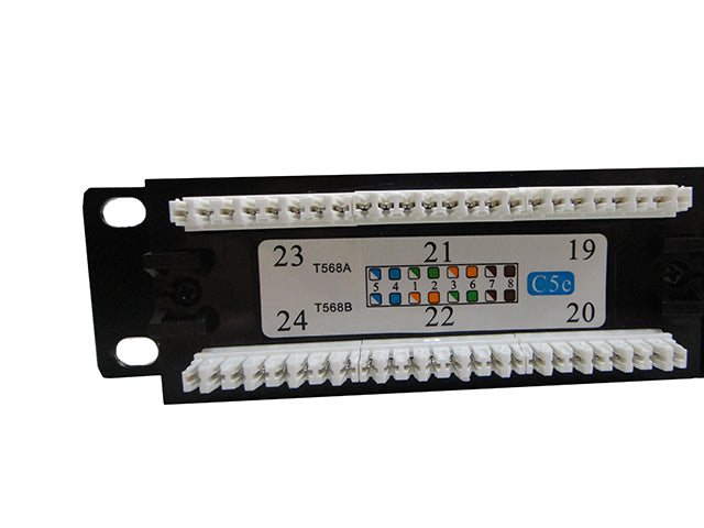 WT-2029A-110 - Patch Panel, Cat.5e, 24 Portas - Loja da Conexão Elétrica