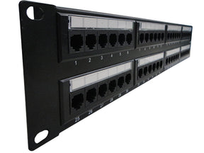 WT-2029A-110-48P - Patch Panel Reto 48P Cat.5e - Loja da Conexão Elétrica